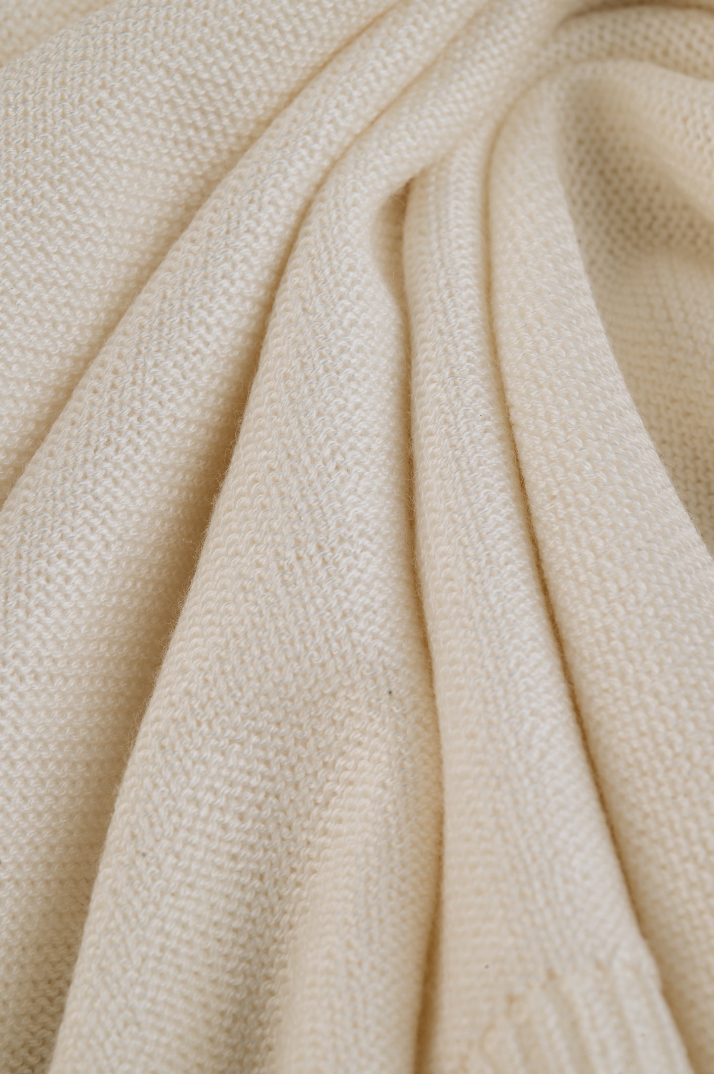 Janna Lightweight Summer Knit Top in Off-White