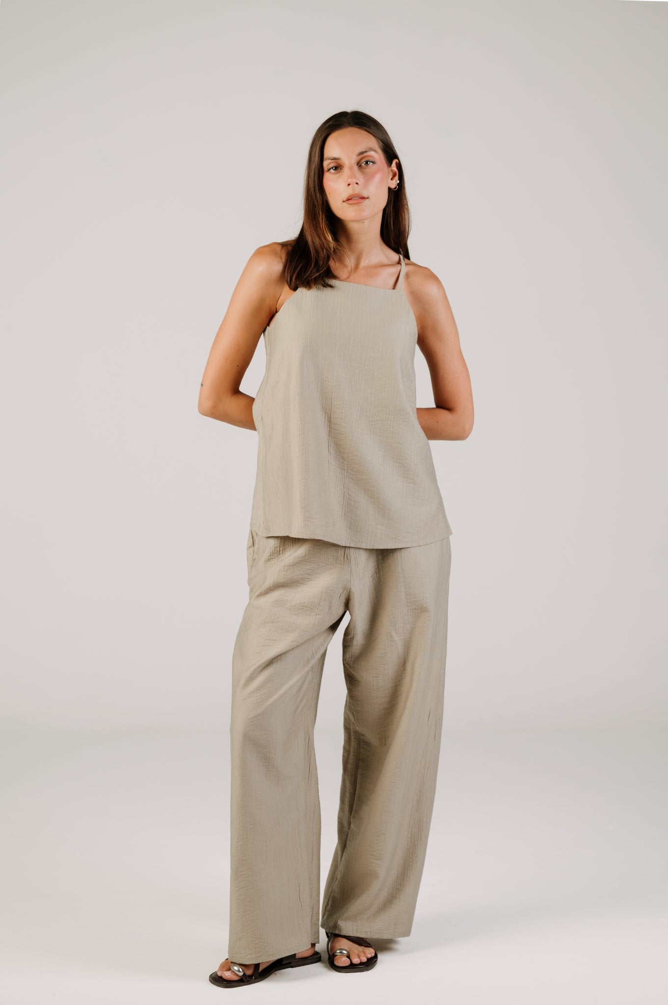 Lea Top in Olive