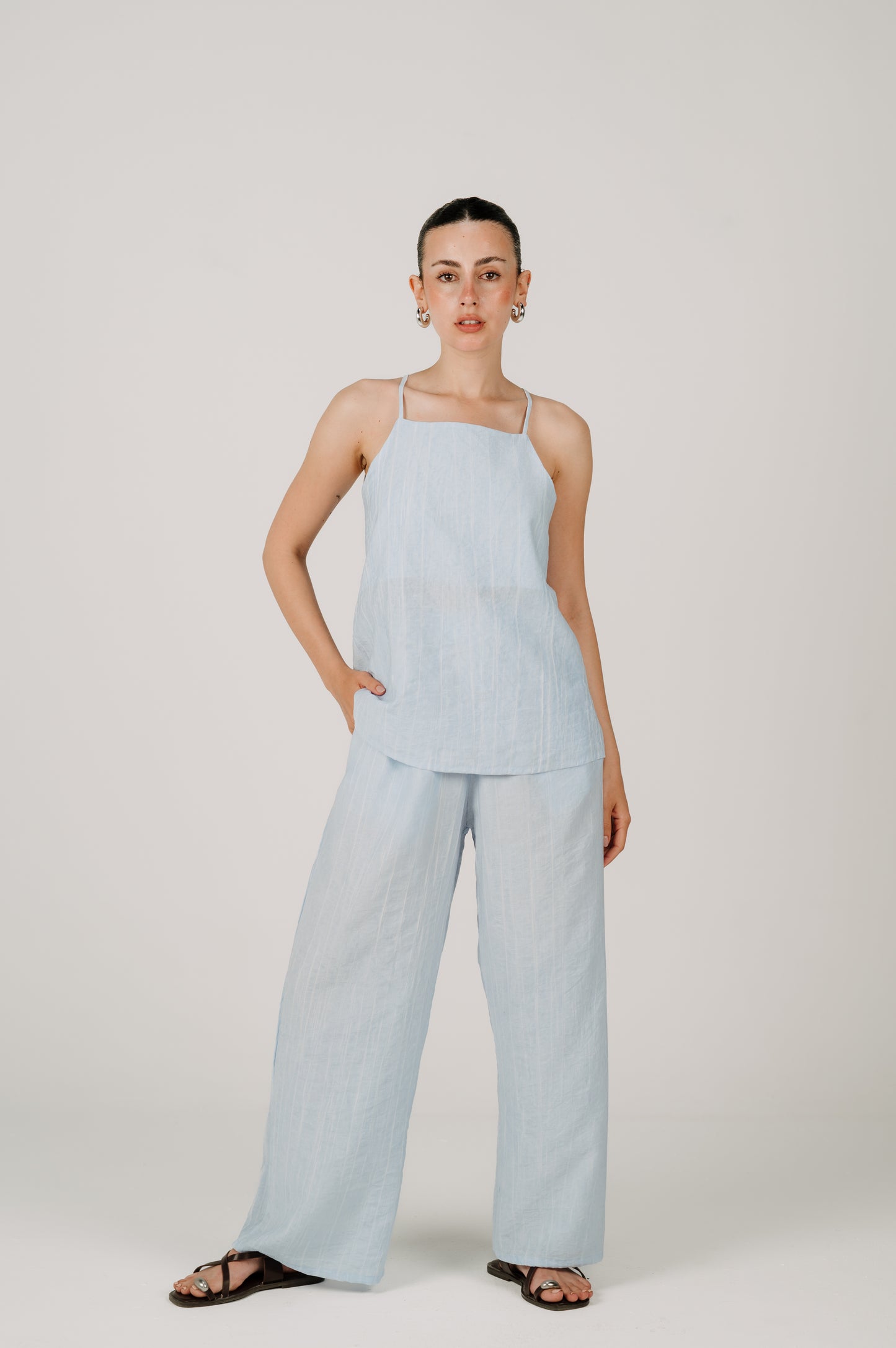 Lea Top in Blue