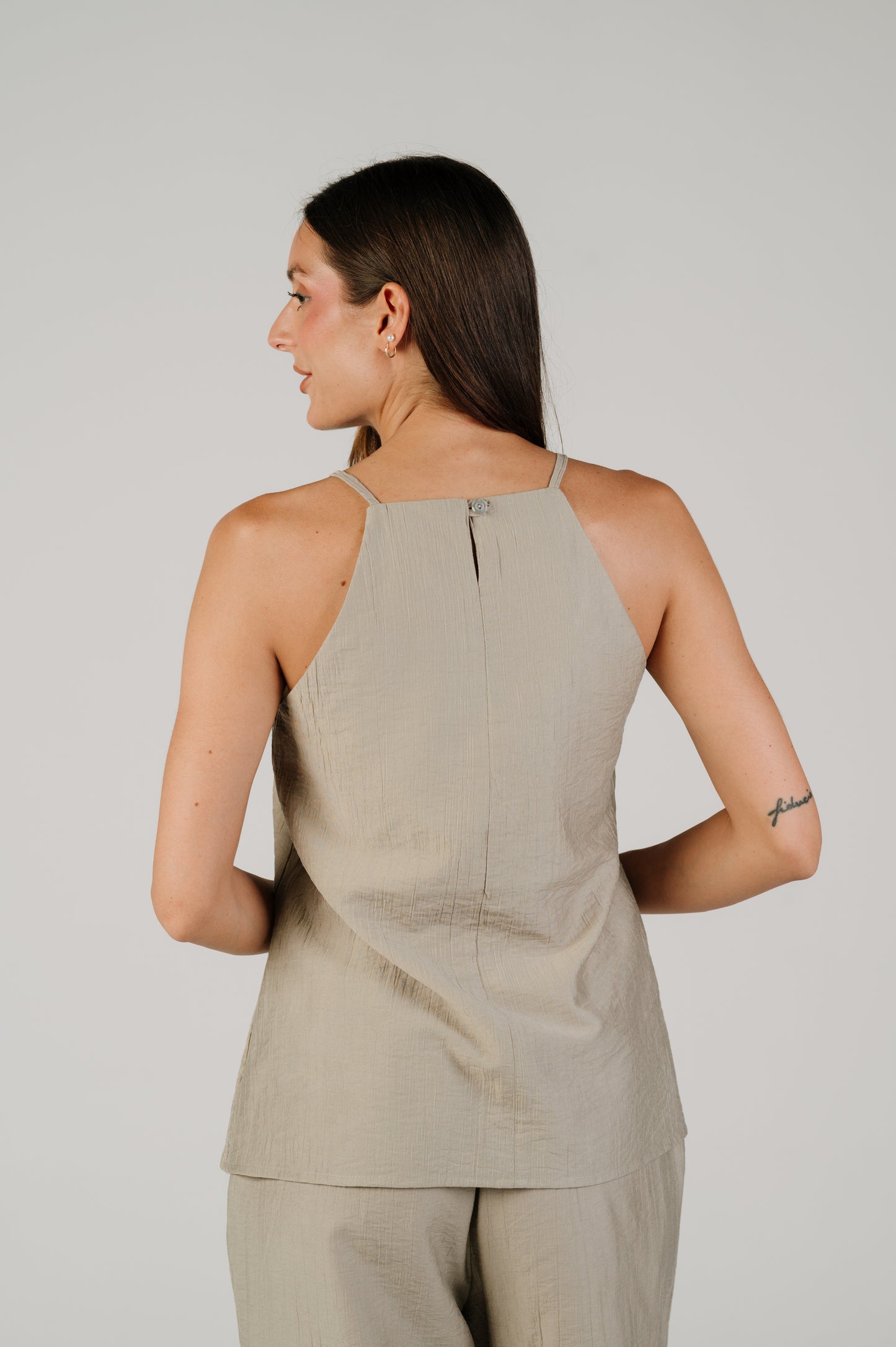 Lea Top in Olive
