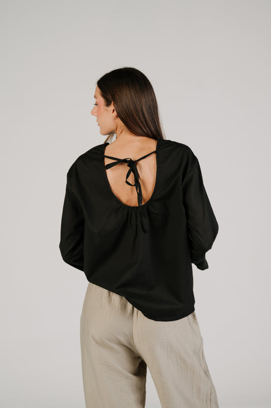 Noor Blouse in Black