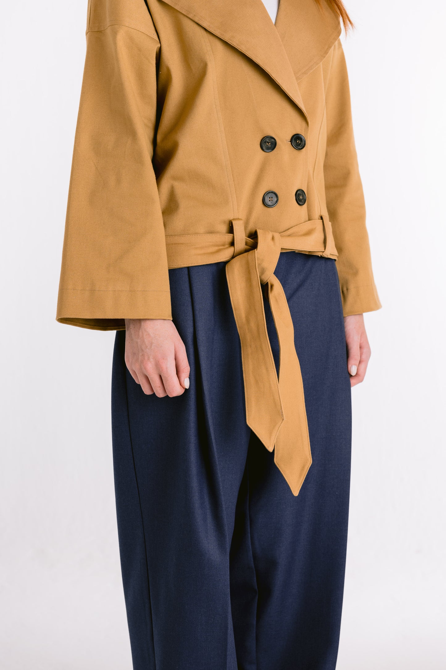 Zoe Short Trench Coat