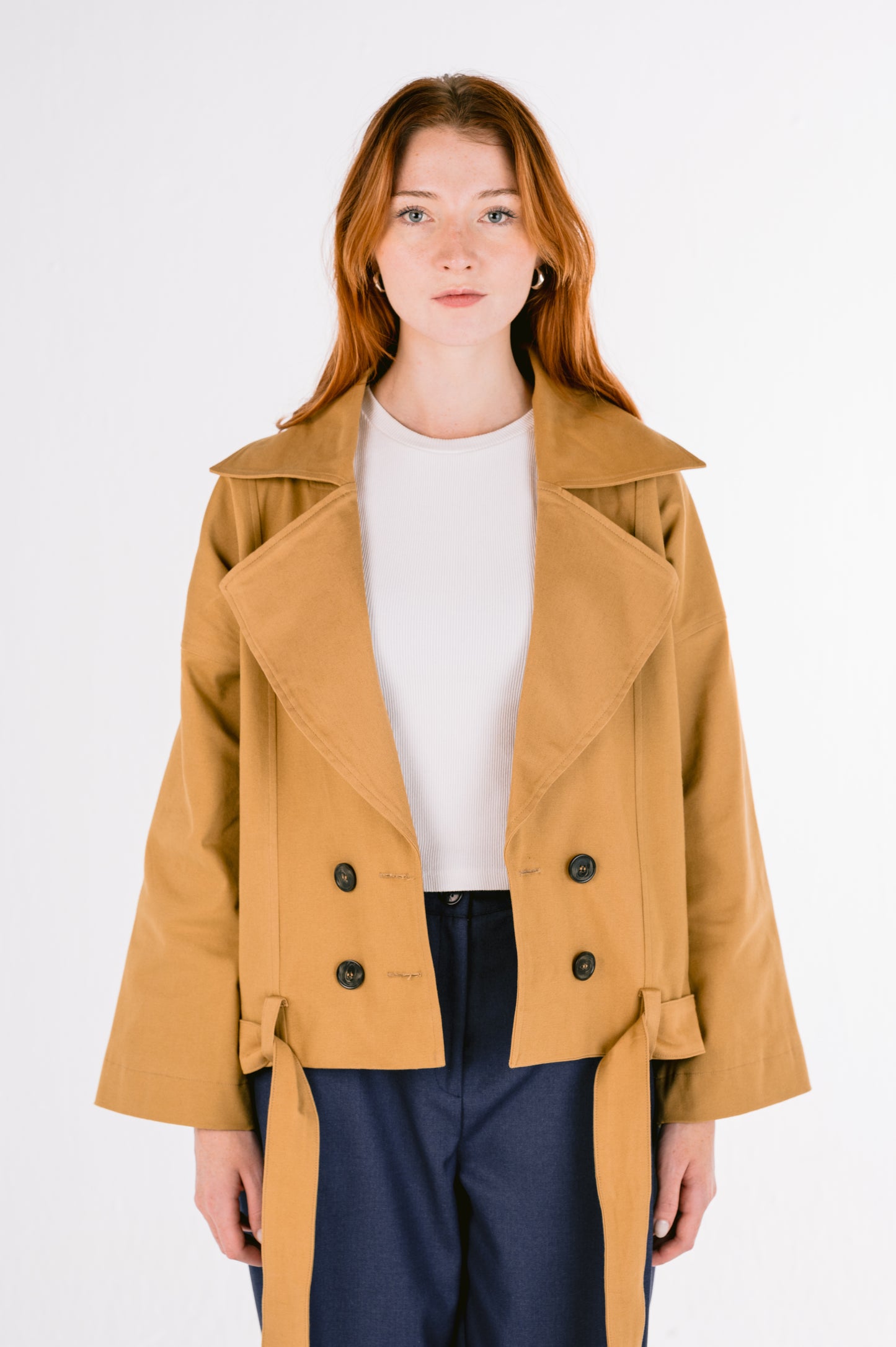 Zoe Short Trench Coat