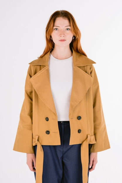 Zoe Short Trench Coat