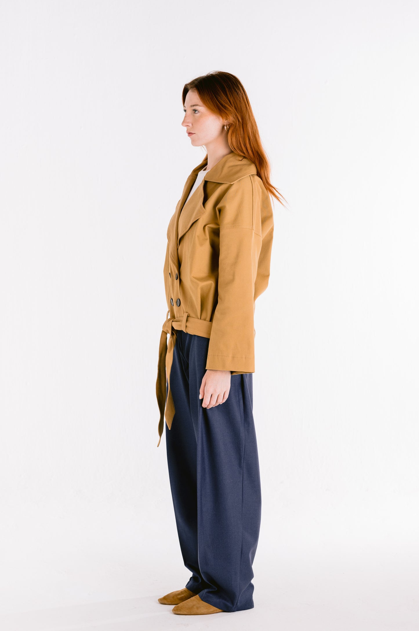 Zoe Short Trench Coat