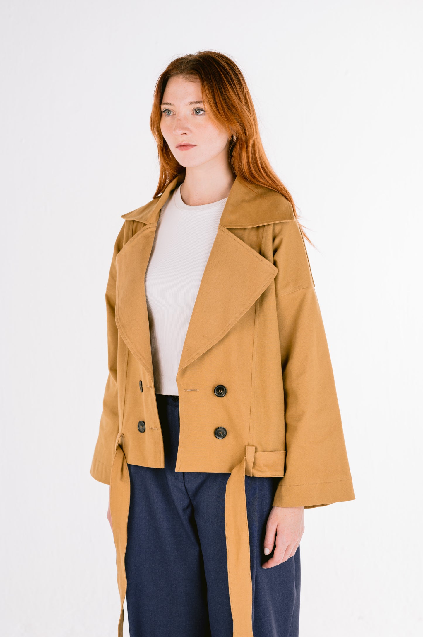 Zoe Short Trench Coat